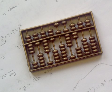 Abacus, av den kinesiske typen
