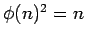 $ \phi(n)^2=n$