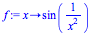 proc (x) 
options operator, arrow; sin(`/`(1, `*`(`^`(x, 2)))) end proc